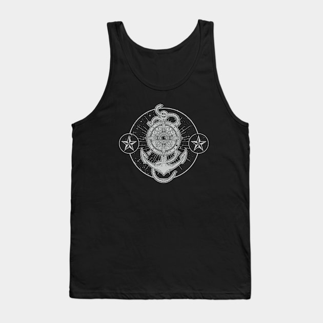 Nautilus anchor Tank Top by Mako Design 